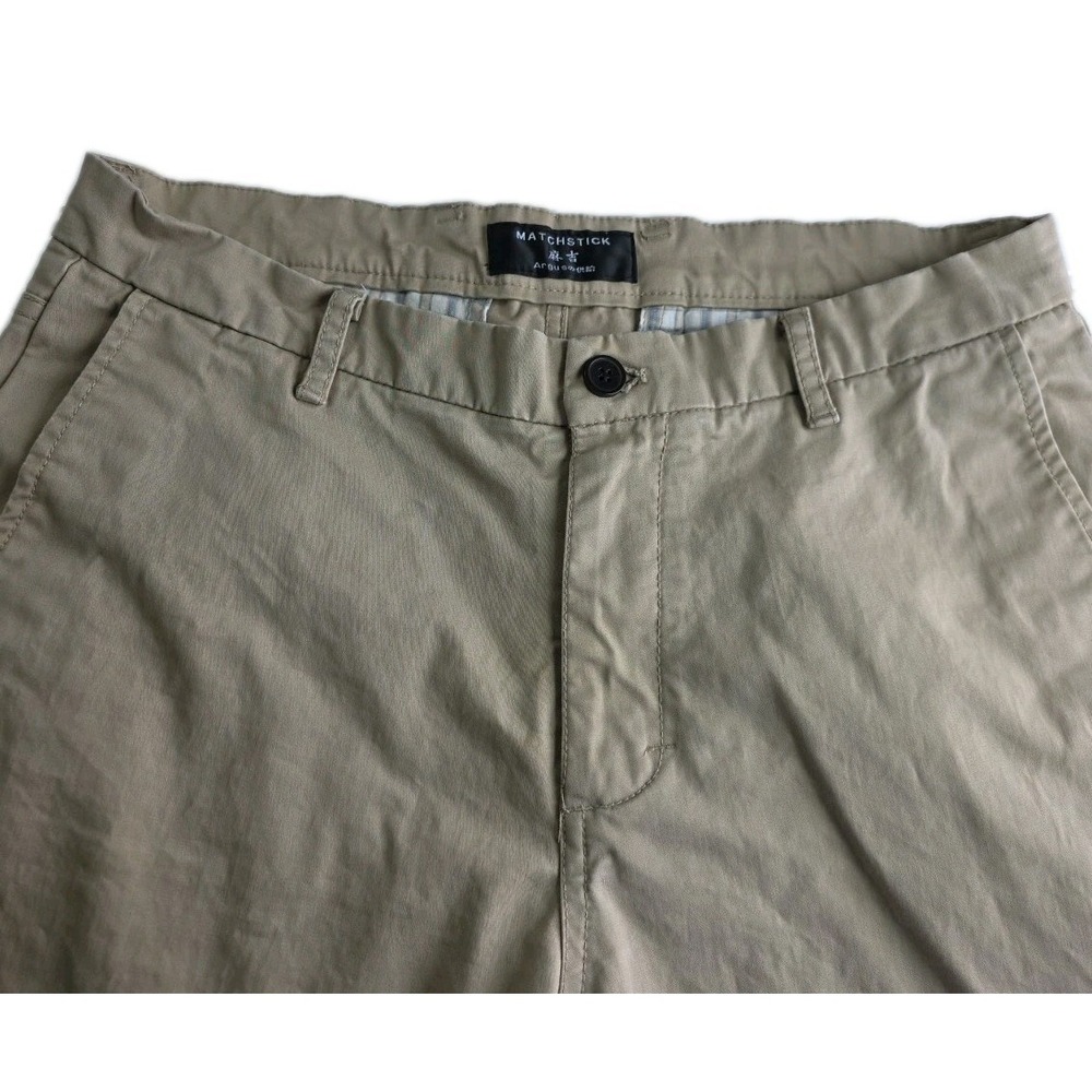 Matchstick‎ Pants Mens PANTS CHINO PREPPY SIZE 32 X 28 TAN